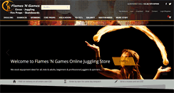 Desktop Screenshot of flamesngames.co.uk